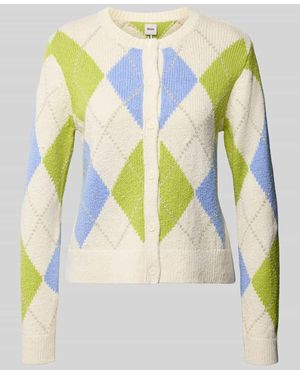 Brax Strickjacke mit Knopfleiste Modell 'ANN' - Blau