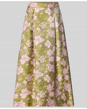 Joop! Ausgestellter Maxi-Rock mit Allover-Muster Modell 'Sagira2' - Pink