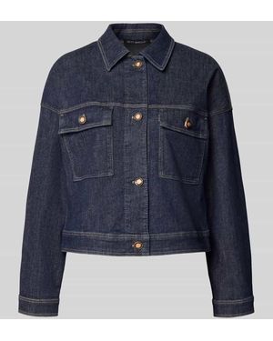 Betty Barclay Jeansjacke mit Brusttaschen - Blau