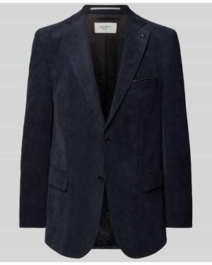 Carl Gross Sakko Mit Brusttasche Modell 'Theo' - Blau