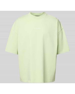 PEGADOR Oversized T-Shirt mit Label-Print - Grün
