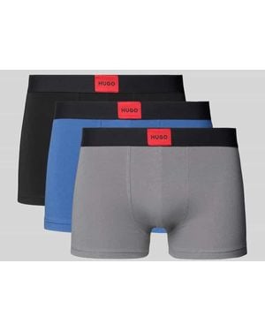 HUGO Trunks mit elastischem Bund im 3er-Pack - Grau
