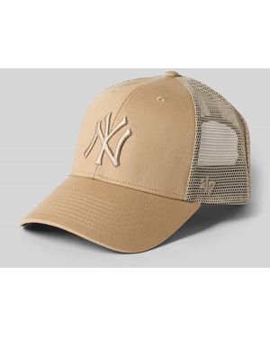 '47 Trucker Cap mit Label-Stitching Modell 'NEYYAN BRANSON' - Natur