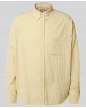 Weekday Oversized Vrijetijdsoverhemd Met Knoopsluiting - Naturel