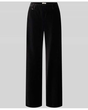 Brax Regular Fit Cordhose mit Bundfalte Modell 'MAINE' - Schwarz