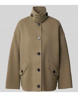 IRO Funktionsjacke mit hohem Stehkragen Another - Grün