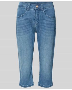 M·a·c Caprihose mit Eingrifftaschen - Blau