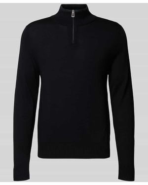 Paul Smith Strickpullover mit gerippten Abschlüssen - Schwarz