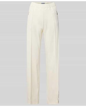 RAPHAELA by BRAX Hose mit elastischem Bund Modell 'Peggy Flared' - Weiß