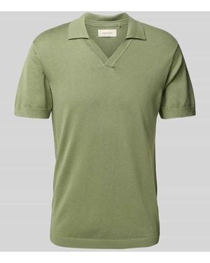 Blend T-Shirt mit V-Ausschnitt Modell 'ALLI' - Grün