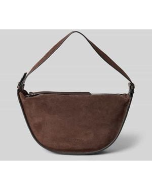 Marc O' Polo Umhängetasche aus echtem Kalbsleder Modell 'AAMI' - Braun