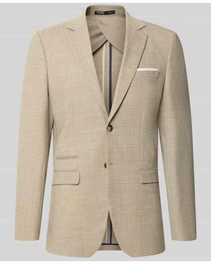 SELECTED Slim Fit Anzugsakko mit Woll-Anteil Modell 'OASIS' - Natur