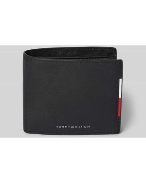 Tommy Hilfiger Geldbörse aus Leder - Schwarz