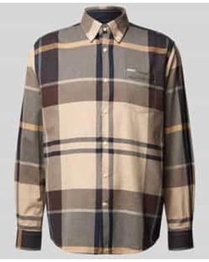 Barbour Regular Fit Vrijetijdsoverhemd Van Puur Katoen, Model 'Bearpark' - Naturel