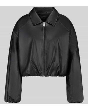 ONLY Bomberjacke mit elastischem Saum Modell 'SARAMY' - Schwarz