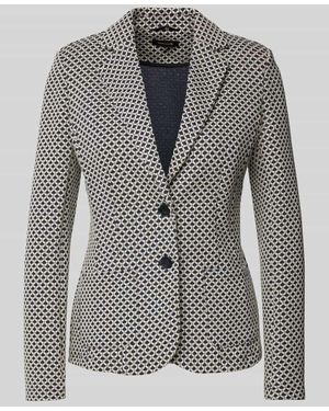 MORE&MORE Blazer Mit Aufgesetzten Taschen - Grau