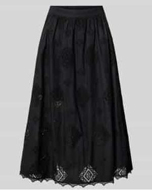 Ba&sh Midirok Van Viscose Met Ajourwerk Model 'Mona' - Zwart