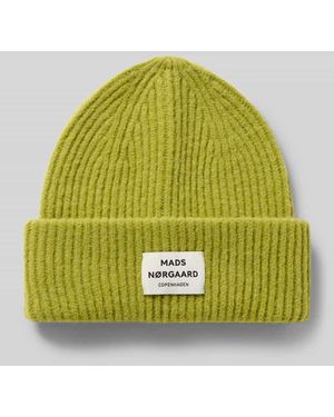 Mads Nørgaard Beanie aus Woll-Mix Modell 'Tosca Anju' - Grün