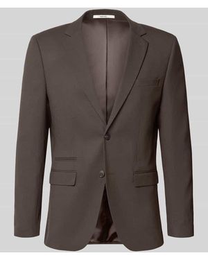 SELECTED Slim Fit Sakko mit Woll-Anteil Modell 'SLIM-NEIL' - Braun