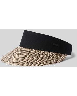 Barts Visor Cap mit Label-Detail Modell 'Vesder' - Schwarz