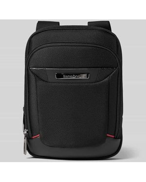 Samsonite Crossbody Bag mit Logo-Detail Modell 'Pro-DLX' - Schwarz
