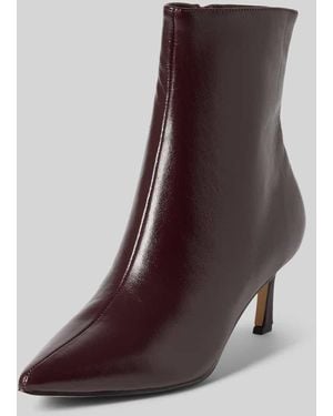 Steve Madden Stiefelette aus Rindsnappa mit Kitten Heel - Lila