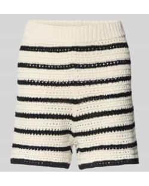 EDITED Bermuda Met Elastische Band - Naturel