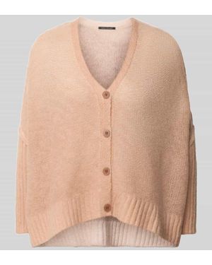 Luisa Cerano Oversized Strickjacke mit Alpaka-Anteil - Natur