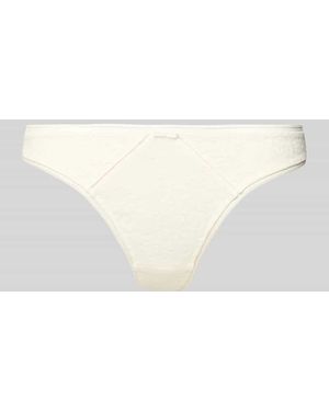 Lascana String aus Spitze mit elastischem Bund - Weiß