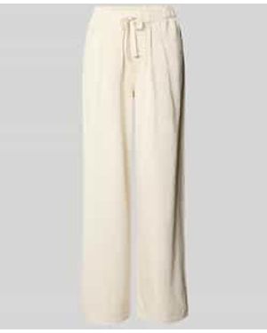 Vero Moda Wide Leg Jeans Van Puur Katoen - Naturel