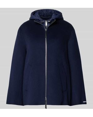 Marella Wolljacke mit Viskose-Anteil Modell 'SAFFICO' - Blau