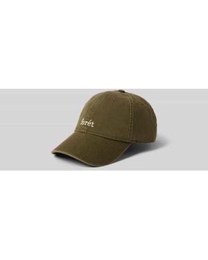 Forét Basecap mit Label-Stitching - Grün