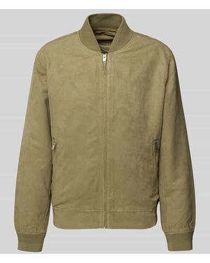Mango Blouson Mit Reißverschlusstaschen Modell 'Bero' - Grün