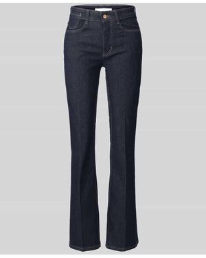 M·a·c Straight Fit Jeans aus Baumwoll-Mix im 5-Pocket-Design - Blau