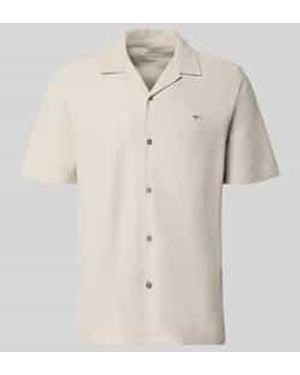 Fynch-Hatton Casual Overhemden - Naturel