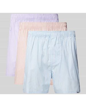 Pockies Boxershorts mit Label-Detail im 3er-Pack - Weiß