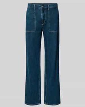 Pepe Jeans Tapered Fit Jeans Van Puur Katoen, Model 'Carpenter' - Blauw
