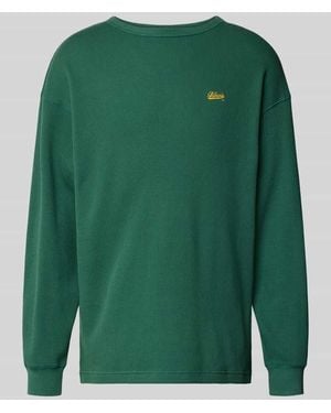 BLKVIS Longsleeve mit Logo-Stitching - Grün
