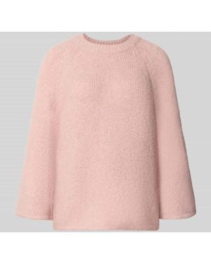 Freequent Strickpullover mit Raglanärmeln - Pink