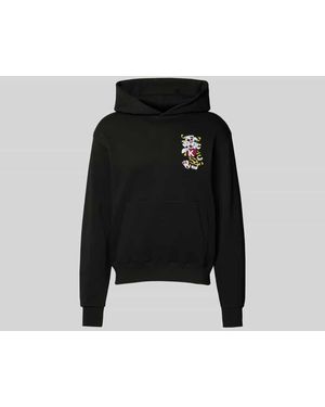 KENZO Oversized Hoodie aus reiner Baumwolle - Schwarz