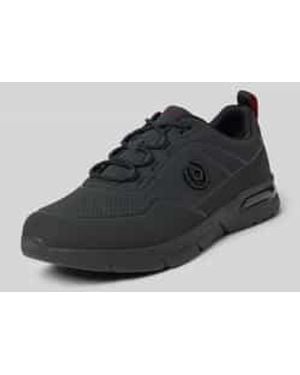 Bugatti Sneakers Met Logo-applicatie - Zwart