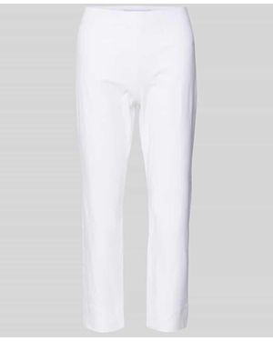 RAFFAELLO ROSSI Skinny Fit Hose in verkürzter Passform - Weiß