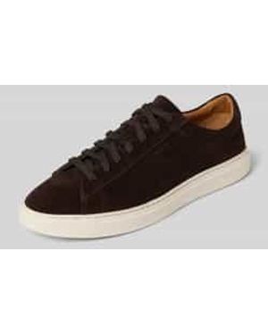 BOSS Sneakers Met Labeldetails - Bruin