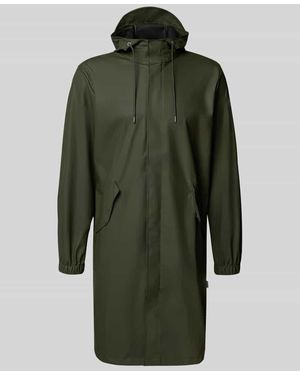 Rains Parka mit Kapuze - Grün