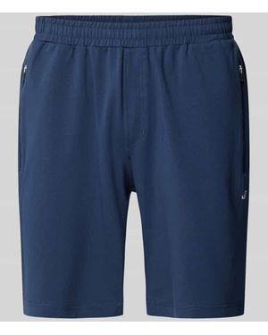 J.o.y. Shorts Mit Elastischem Bund Modell 'Laurin' - Blau