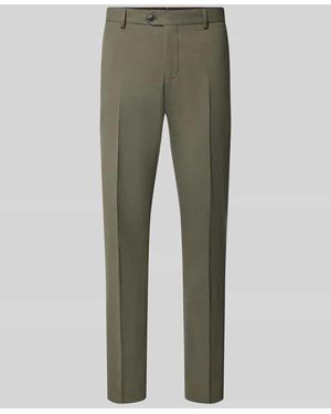 SELECTED Slim Fit Anzughose mit Woll-Anteil Modell 'SLIM-NEIL' - Grün