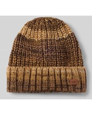 Barts Mütze mit Label-Patch Modell 'AKOTAN BEANIE' - Braun