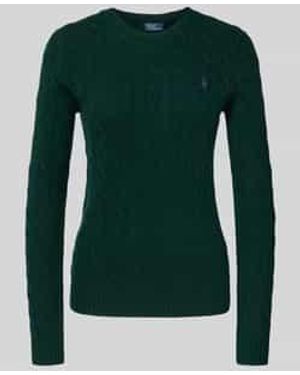 Polo Ralph Lauren Gebreide Pullover Met Kasjmier, Model 'Kimberly' - Groen