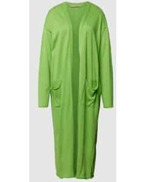 Smith & Soul Cardigan Met Opengewerkte Voorkant - Groen