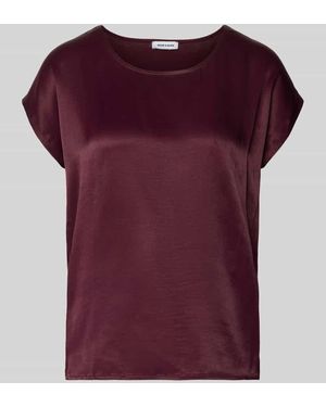 MORE&MORE T-Shirt mit Rundhalsausschnitt - Lila